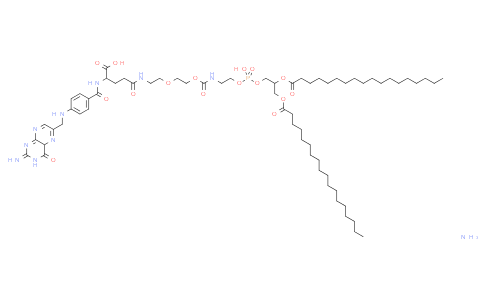 1,2-distearoyl-sn-glycero-3-phosphoethanolamine-N-[folate(polyethylene glycol)-5000] (ammonium salt)