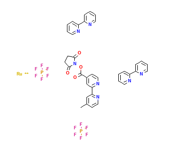 双(联吡啶)-4''-甲基-4-羰基吡啶钌-N-琥珀酰亚胺酯双六氟磷酸酯