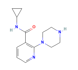 2-(1-哌嗪基)-N-环丙基烟酰胺