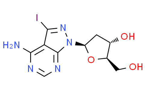 (2R,3S,5R)-5-(4-氨基-3-碘-1H-吡唑并[3,4-d]嘧啶-1-基)-2-(羟甲基)四氢呋喃-3-醇