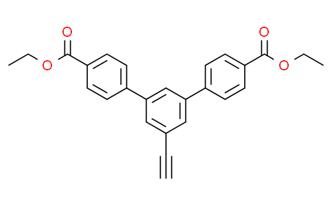 5''-乙炔基-[1,1'':3'',1''''-三苯基]-4,4''''-二羧酸二乙酯