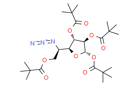 5-Azido-5-deoxy-β-D-galactofuranose 1,2,3,6-Tetrakis(2,2-dimethylpropanoate)