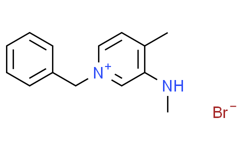 Pyridinium, 4-methyl-3-(methylamino)-1-(phenylmethyl)-, bromide (1:1)