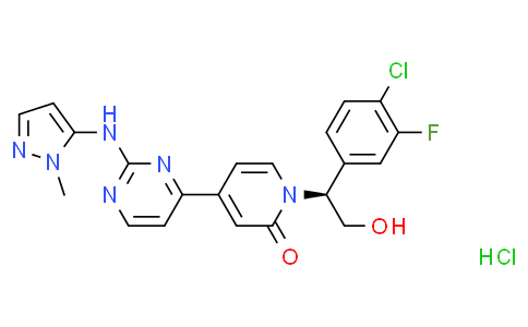 Ravoxertinib hydrochloride