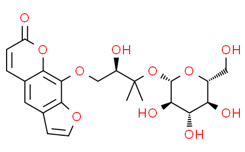 Heraclenol 3'-O-beta-D-glucopyra