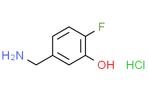 5-(氨基甲基)-2-氟苯酚盐酸盐