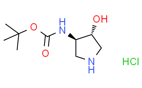 ((3R,4R)-4-羟基吡咯烷-3-基)氨基甲酸叔丁酯盐酸盐