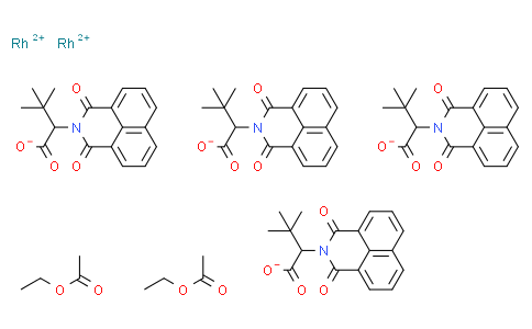 四[μ-[(αS)-α-(1,1-二甲基乙基)-1,3-二氧代-1H-苯并[de]异喹啉-2(3H)-乙酰-κO2:κO2′]]二铑(Rh-Rh)-EA加合物