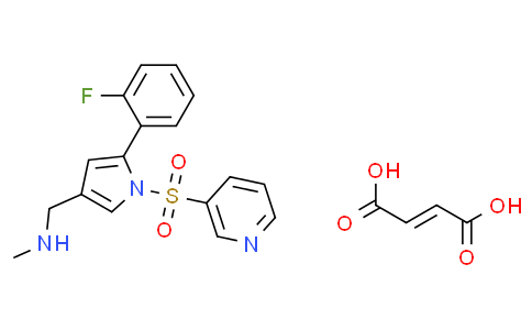 1-(5-(2-氟苯基)-1-(吡啶-3-基磺酰基)-1H-吡咯-3-基)-N-甲基甲胺x富马酸盐