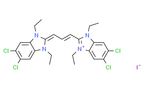 (E)-5,5',6,6'-四氯-1,1',3,3'-四乙基苯并咪唑羰花青碘化物