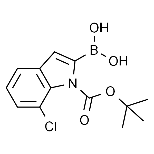 1H-Indole-1-carboxylic acid, 2-borono-7-chloro-, 1-(1,1-dimethylethyl) ester