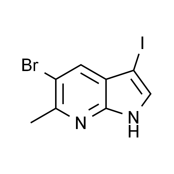 5-溴-3-碘-6-甲基-1H-吡咯并[2,3-b]吡啶