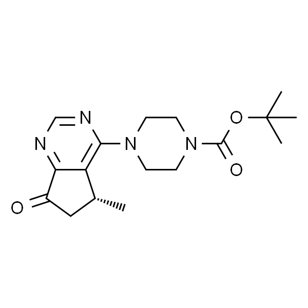 (R)-4-(5-甲基-7-氧代-6,7-二氢-5H-环戊烷并[D]嘧啶-4-基)哌嗪-1-羧酸叔丁酯