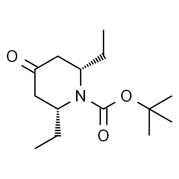 (2R,6S)-2,3-二叔丁基2,6-二乙基-4-氧代哌啶-1-甲酸叔丁酯