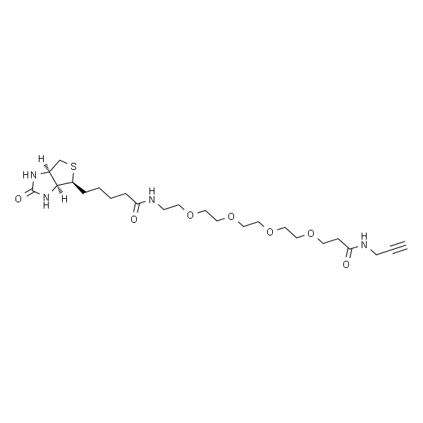 Biotin-PEG4-amide-Alkyne