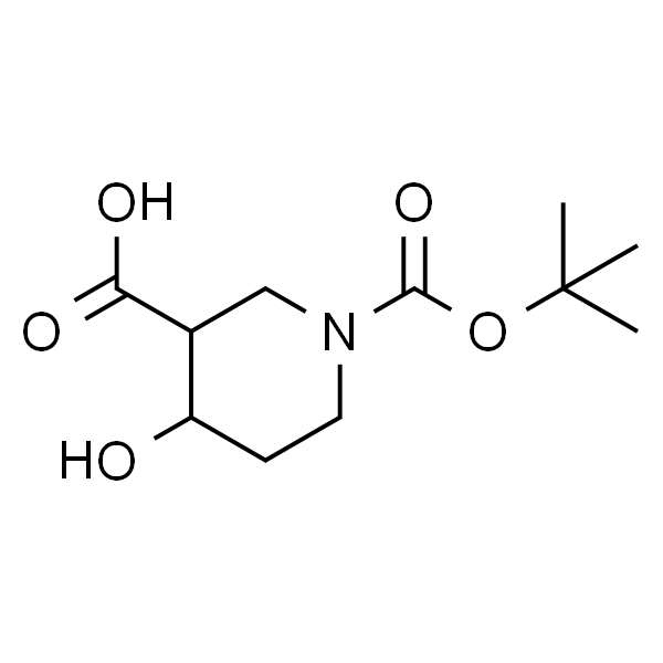 1-(叔丁氧基羰基)-4-羟基哌啶-3-甲酸