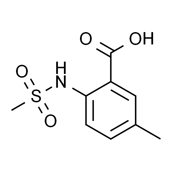 2-甲磺酰氨基-5-甲基苯甲酸