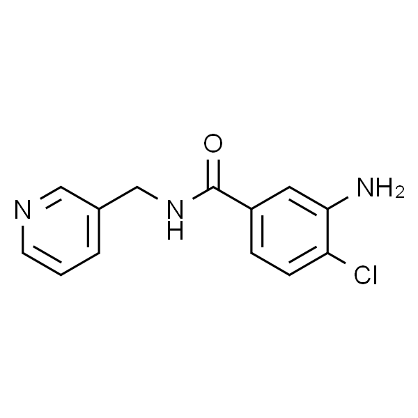 3-氨基-4-氯-N-(3-吡啶基甲基)苯甲酰胺