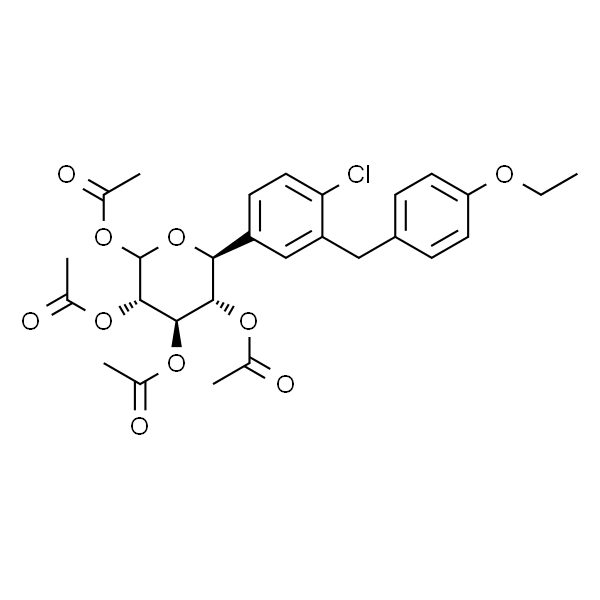 L-Xylopyranose, 5-C-[4-chloro-3-[(4-ethoxyphenyl)methyl]phenyl]-, 1,2,3,4-tetraacetate,(5S)-