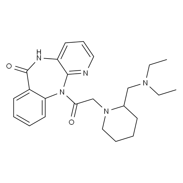 11-((2-((二乙氨基)甲基)-1-哌啶基)乙酰基)-5,11-二氢-(6H)-吡啶并[2.3-b][1.4]苯并二氮杂-6-酮