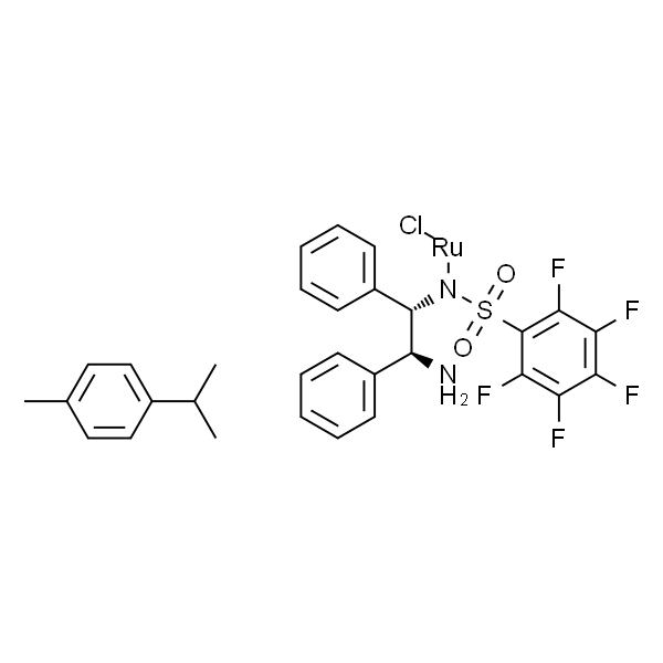 Chloro{[(1S,2S)-(-)-2-amino-1,2-diphenylethyl](pentafluorophenylsulfonyl)amido}(p-cymene)ruthenium(II),RuCl[(S,S)-Fsdpen](p-cyme