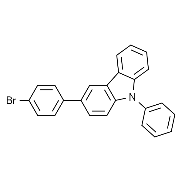 3-(4-溴苯基)-9-苯基咔唑