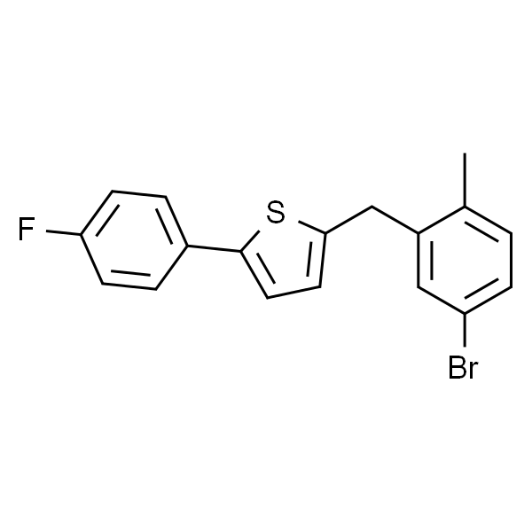 2-(5-溴-2-甲基苯甲基)-5-(4-氟苯基)噻吩