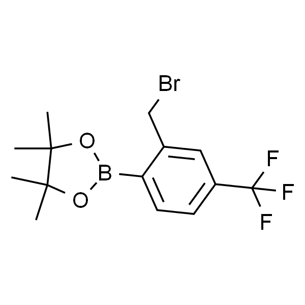 2-(2-(bromomethyl)-4-(trifluoromethyl)phenyl)-4,4,5,5-tetramethyl-1,3,2-dioxaborolane