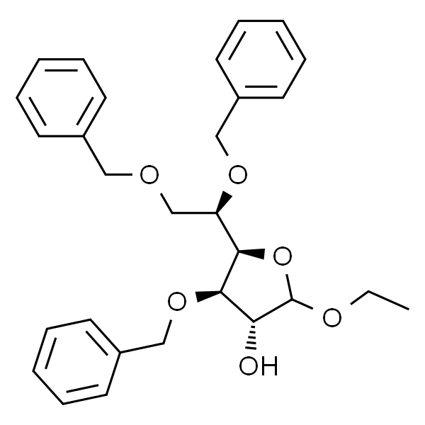 (3R,4R,5R)-5-[(R)-1,2-双(苯甲氧基)乙基]-2-乙氧基-4-(苯甲氧基)氧杂戊环-3-醇