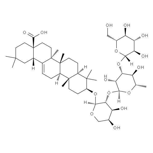 齐墩果酸-3-O-β-D葡萄糖( 1→3)-α-L-鼠李糖(1→2)-α-L-阿拉伯糖苷