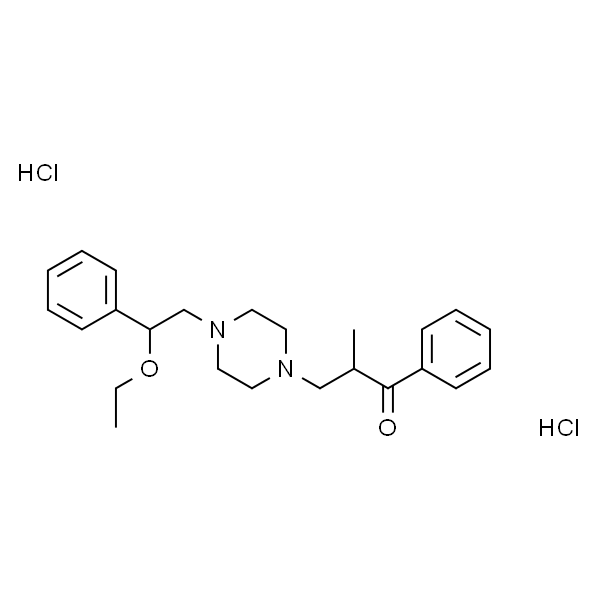 3-(4-(2-乙氧基-2-苯基乙基)哌嗪-1-基)-2-甲基-1-苯基丙烷-1-酮二盐酸盐