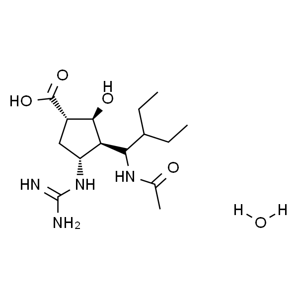 (1S,2S,3R,4R)-3-((S)-1-乙酰氨基-2-乙基丁基)-4-胍基-2-羟基环戊烷羧酸三水合物