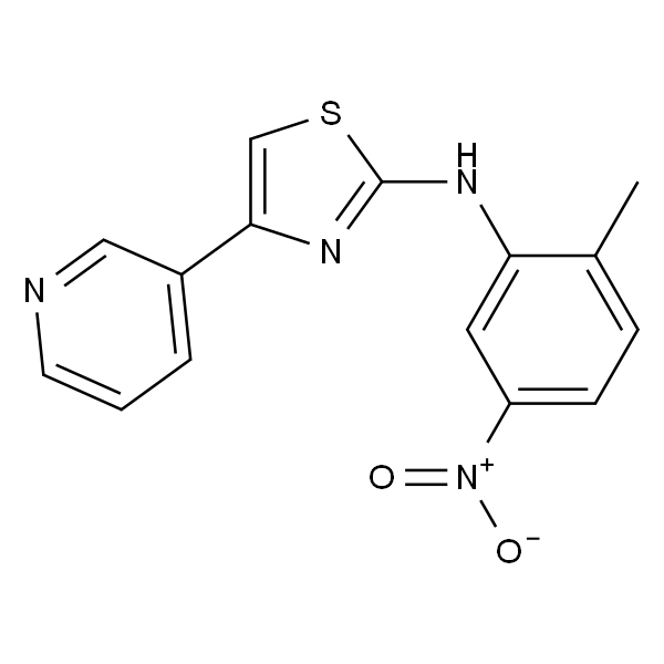 N-(2-甲基-5-硝基苯基)-4-(3-吡啶基)噻唑-2-胺