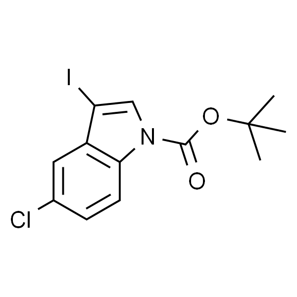 5-氯-3-碘-1H-吲哚-1-羧酸叔丁酯