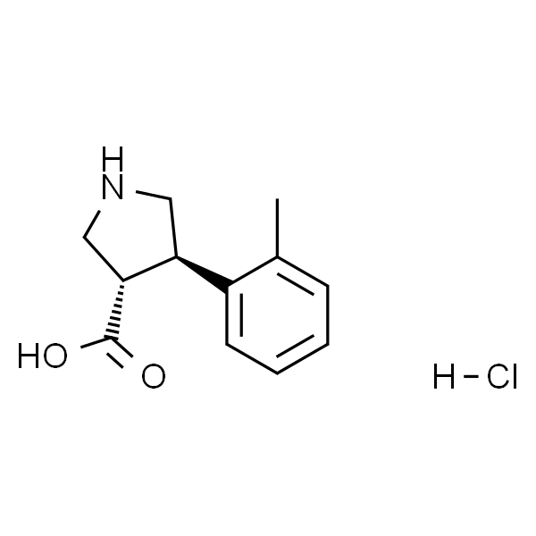(3S,4R)-4-(邻甲苯基)吡咯烷-3-羧酸盐酸盐