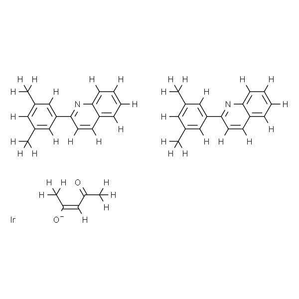 双(2-(3,5-二甲基苯基)喹啉-C2,N)(乙酰丙酮)合铱(III)