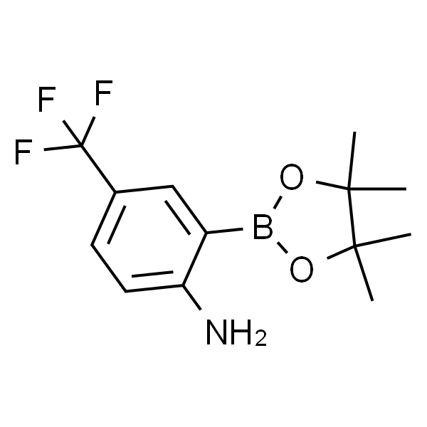 2-(4,4,5,5-四甲基-1,3,2-二氧硼杂环戊烷-2-基)-4-(三氟甲基)苯胺