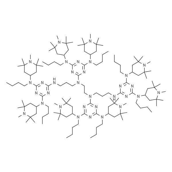 1,5,8,12-四[4,6-双(N-丁基-N-1,2,2,6,6-五甲基-4-哌啶基氨基)-1,3,5-三嗪-2-基]-1,5,8,12-四氮杂十二烷