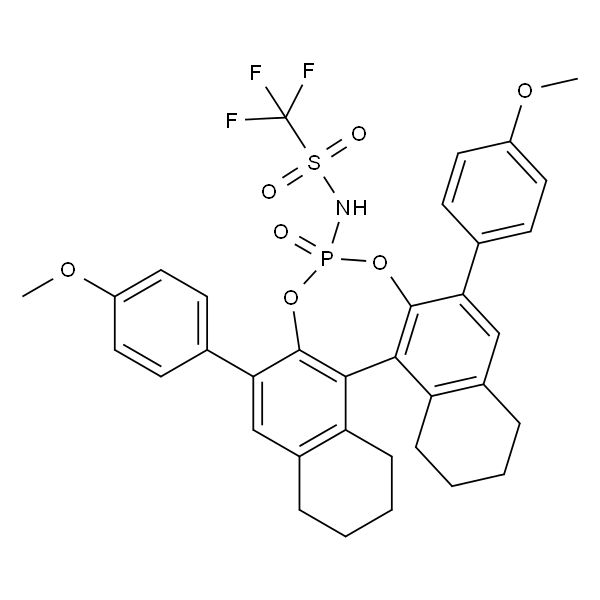 1,1,1-三氟-N-[(11bR)-8,9,10,11,12,13,14,15-八氢-2,6-双(4-甲氧基苯基)-4-氧化碘萘[2,1-d:1'',2''-f][1,3,2]二氧杂磷酰基-4-基]甲磺酰胺