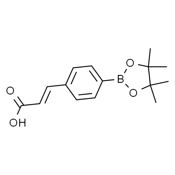 (2E)-3-[4-(4,4,5,5-四甲基-1,3,2-二氧硼杂环戊烷-2-基)苯基]-2-丙烯酸