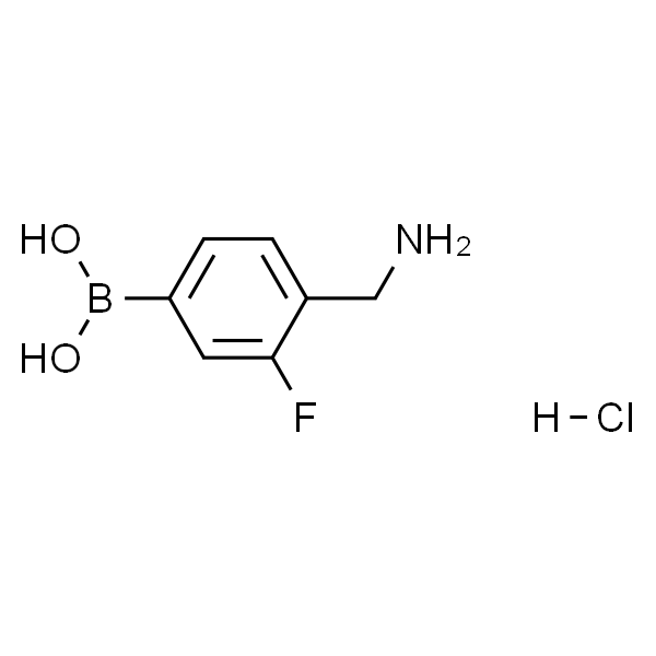 (4-(氨基甲基)-3-氟苯基)硼酸盐酸盐