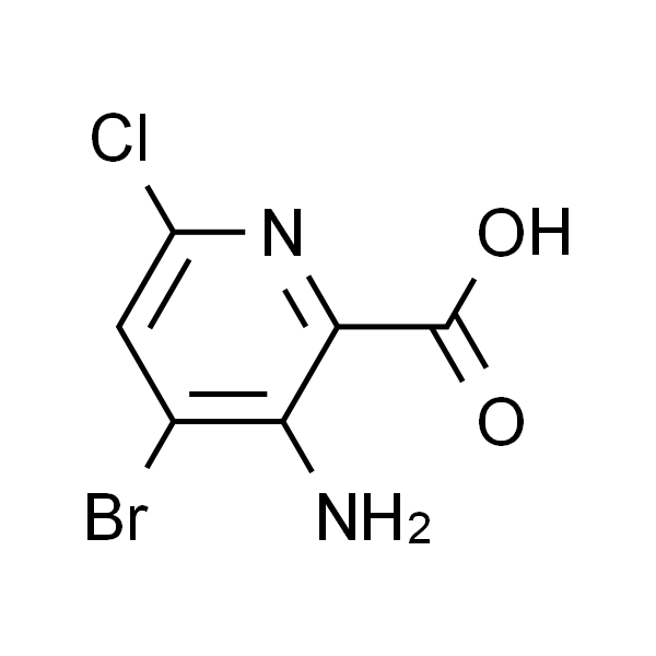 3-氨基-4-溴-6-氯吡啶-2-甲酸