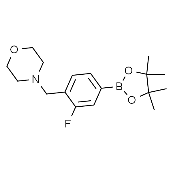 4-(2-氟-4-(4,4,5,5-四甲基-1,3,2-二氧硼杂环戊烷-2-基)苄基)吗啉
