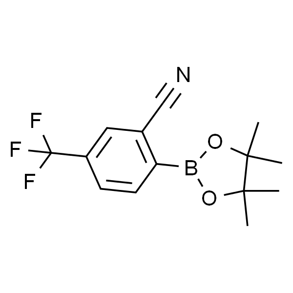 2-(4,4,5,5-四甲基-1,3,2-二氧硼杂环戊烷-2-基)-5-(三氟甲基)苯甲腈