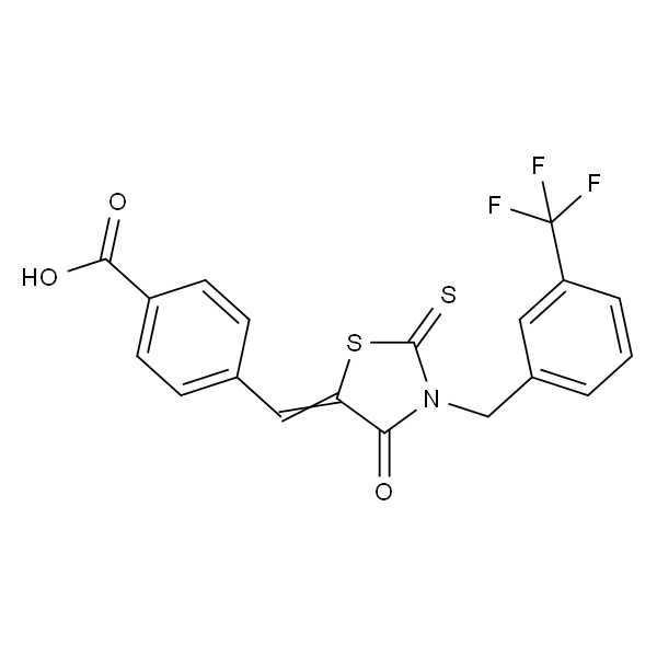 4-[[2-硫代-3-(3-三氟甲基苄基)-4-氧代噻唑烷-5-亚基]甲基]苯甲酸