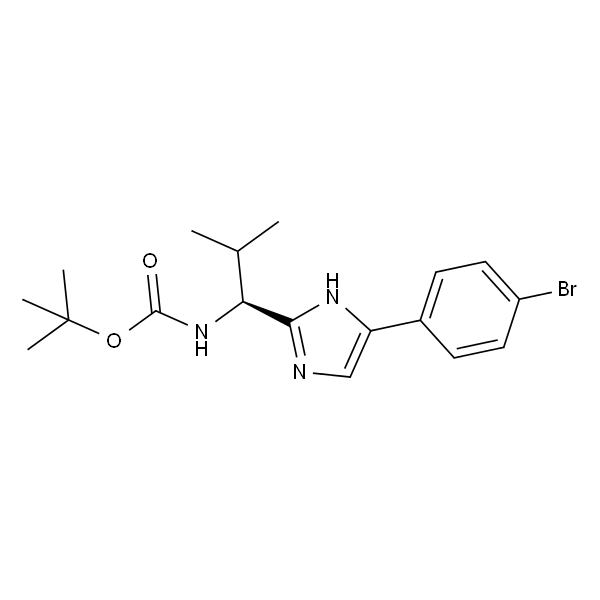 (S)-叔丁基(1-(5-(4-溴苯基)-1H-咪唑-2-基)-2-甲基丙基)氨基甲酸酯