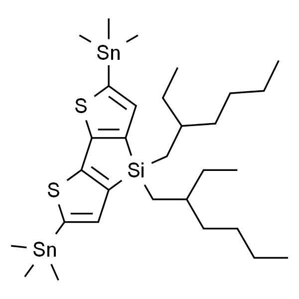 4，4’-双(2-乙基己酯 )-5，5’-双(三甲基锡)-噻吩[3，2-b:2，3-d]硅杂环戊二烯
