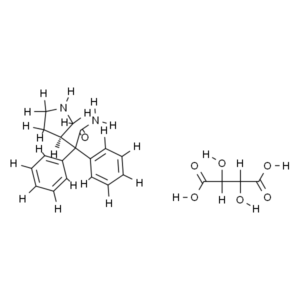 (R)-2,2-diphenyl-2-(pyrrolidin-3-yl)acetamide 2,3-dihydroxysuccinate