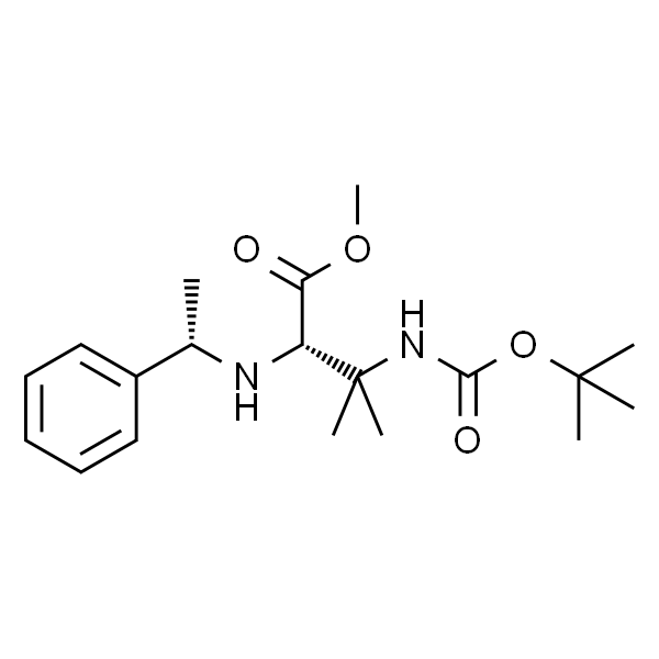 (S)-3-((叔丁氧基羰基)氨基)-3-甲基-2-(((S)-1-苯乙基)氨基)丁酸甲酯