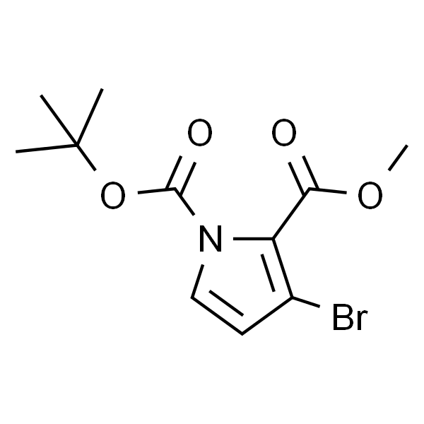 1-叔丁基 2-甲基-3-溴-1H-吡咯-1,2-二羧酸酯